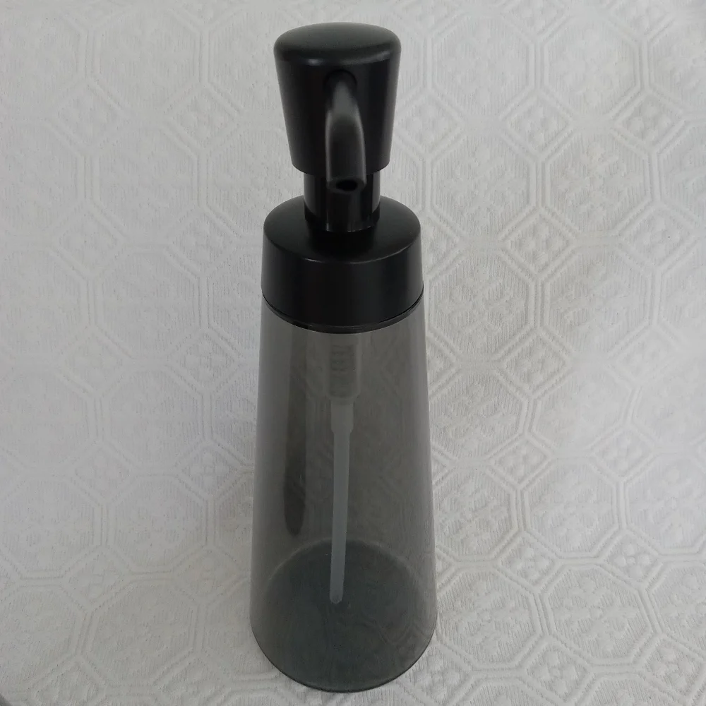 TARGET Room Essentials Plastic Black Soap/Lotion dispensers *NEW Set of 2.